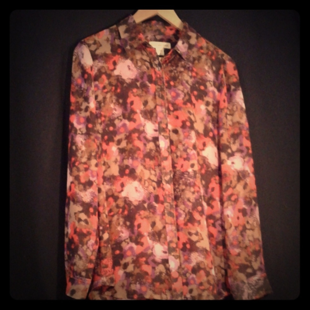 Colorful Cold water Creek Blouse